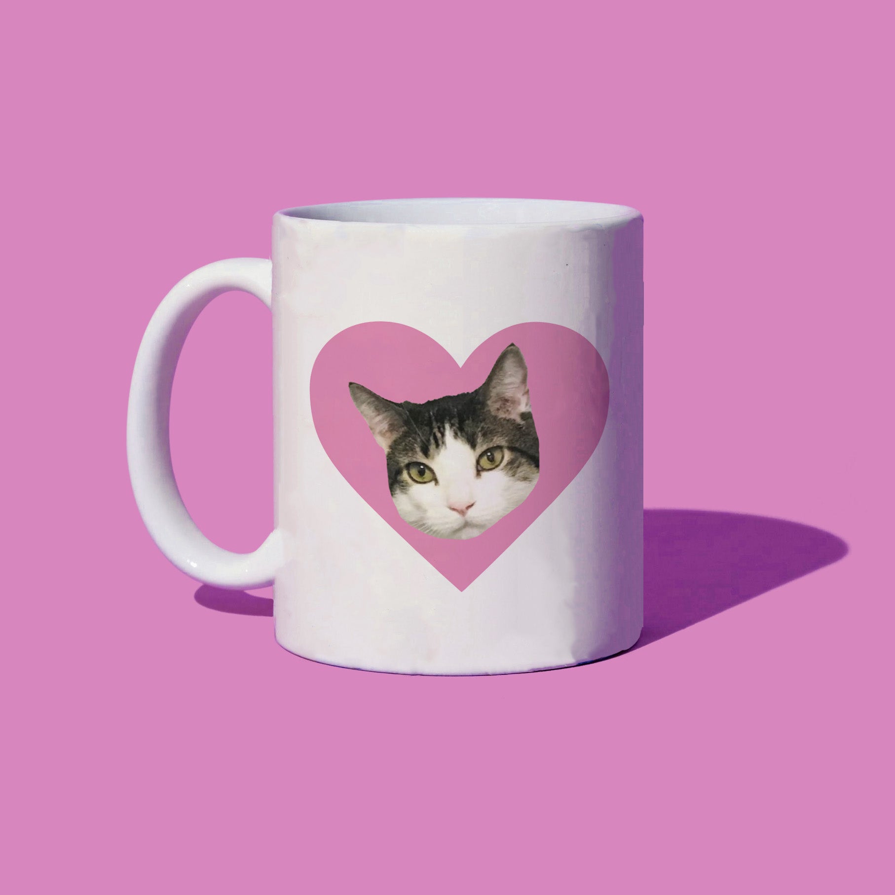CUSTOM Heart Pet Mug