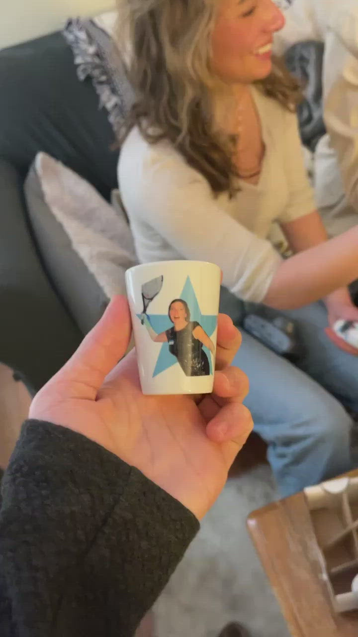 CUSTOM shot glass — star