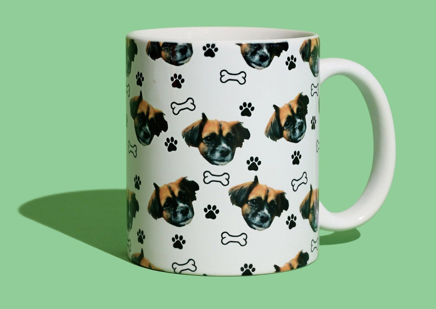 CUSTOM Mug — Pet Paw and Bone