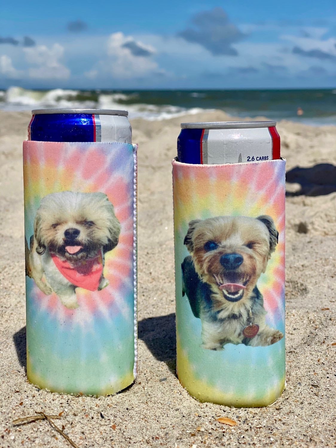 CUSTOM Drink Insulator — Tie Dye
