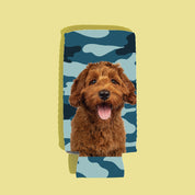 CUSTOM Drink Insulator — Blue Camo