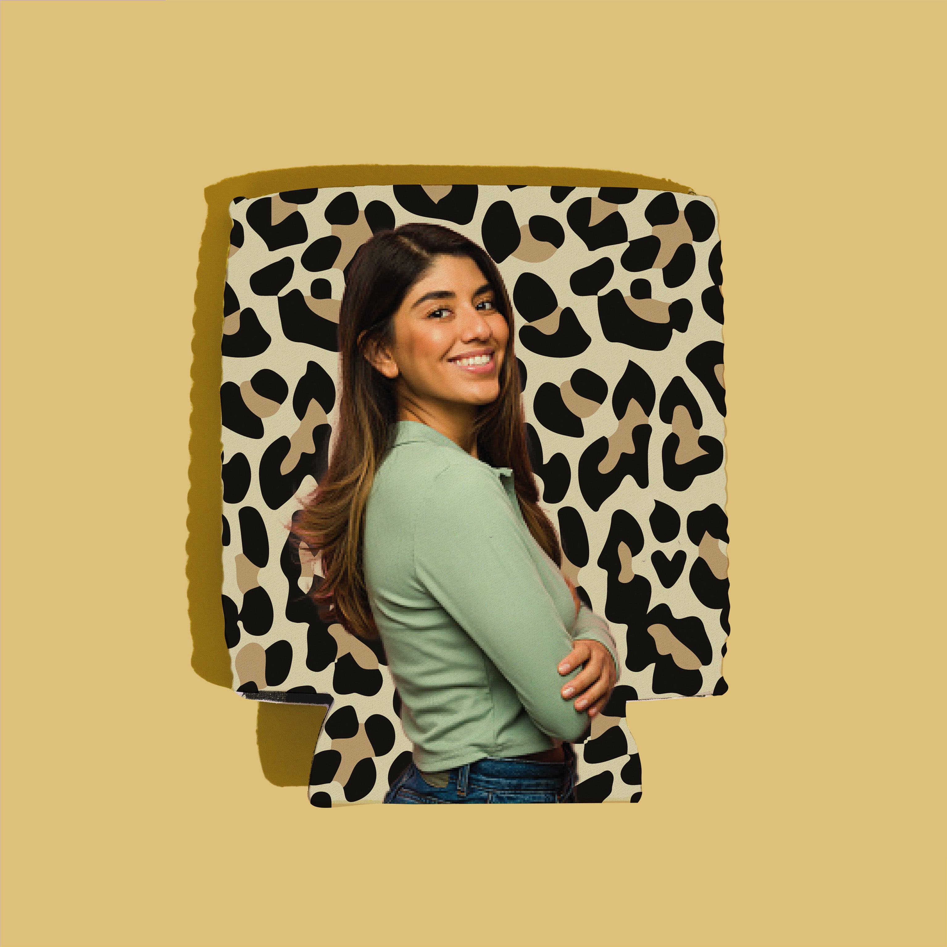 CUSTOM Drink Insulator — Cheetah