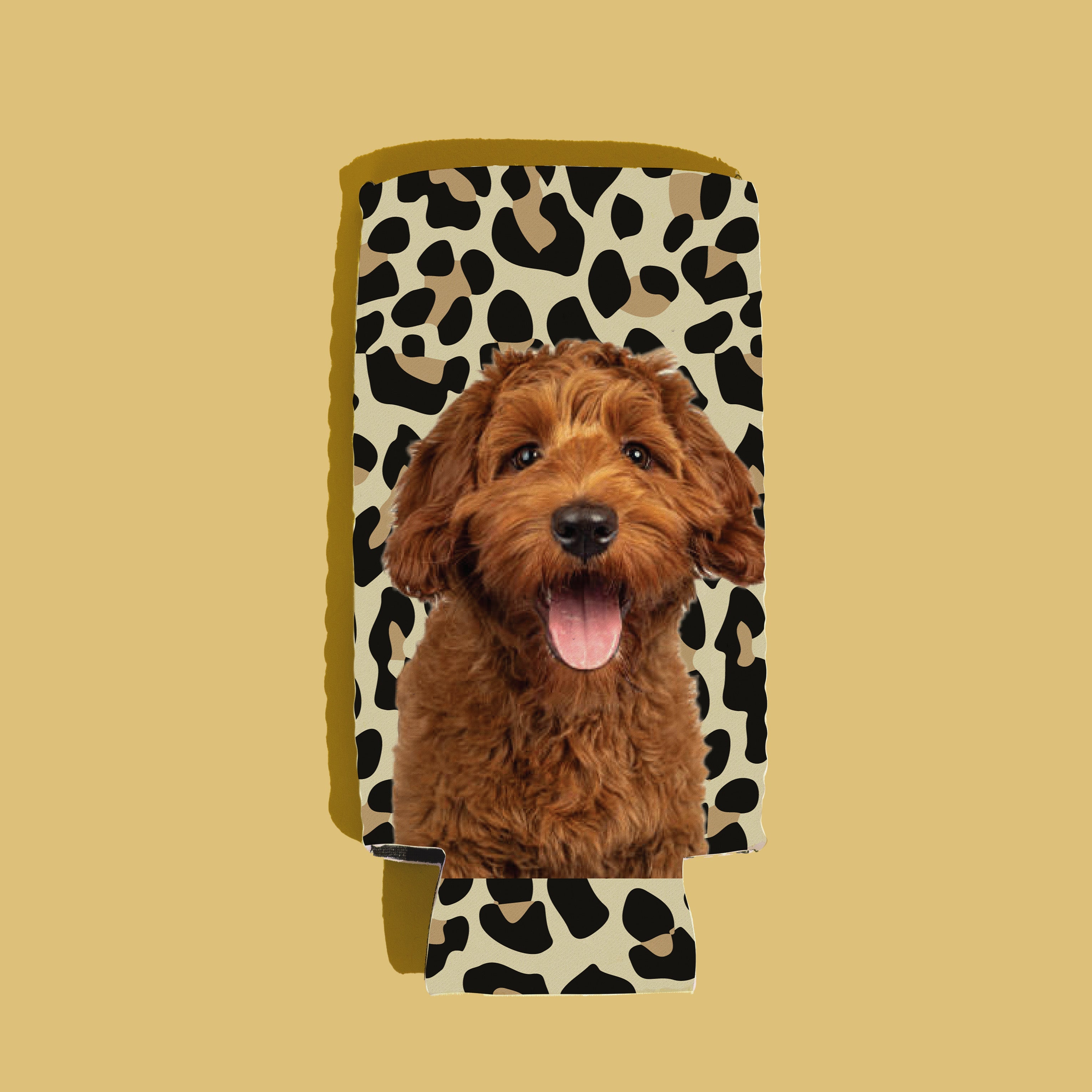 CUSTOM Drink Insulator — Cheetah
