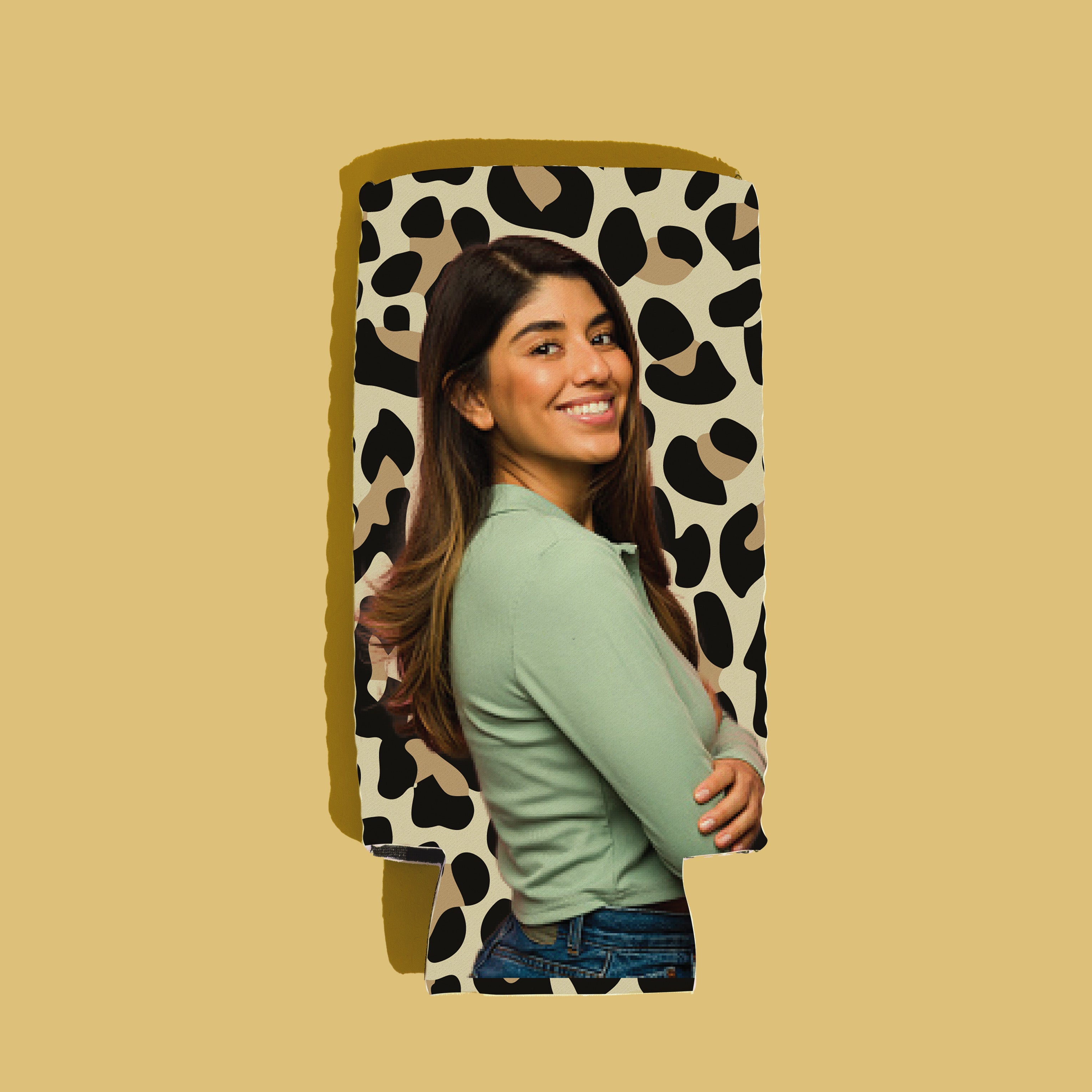 CUSTOM Drink Insulator — Cheetah