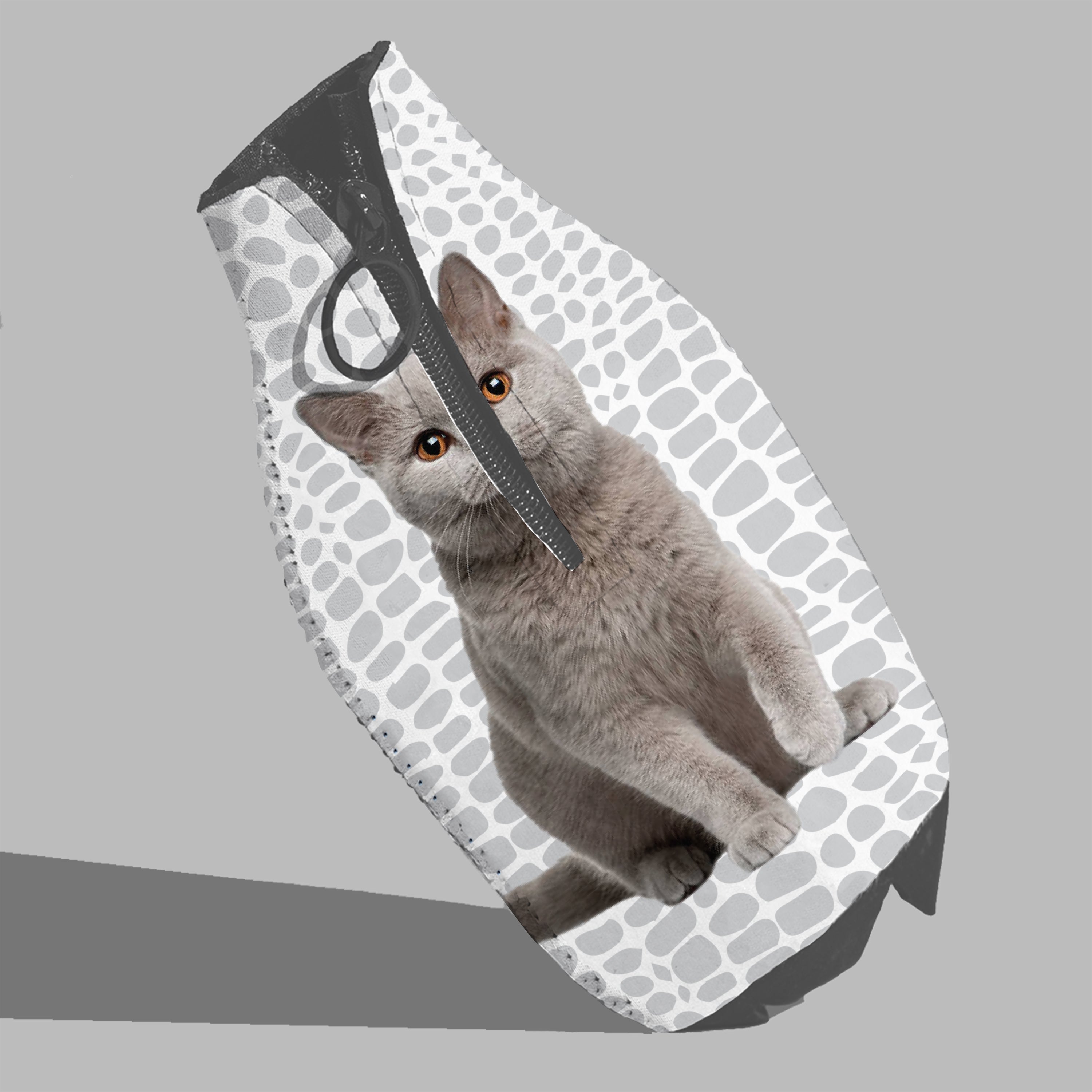 CUSTOM Drink Insulator — Gray Gator