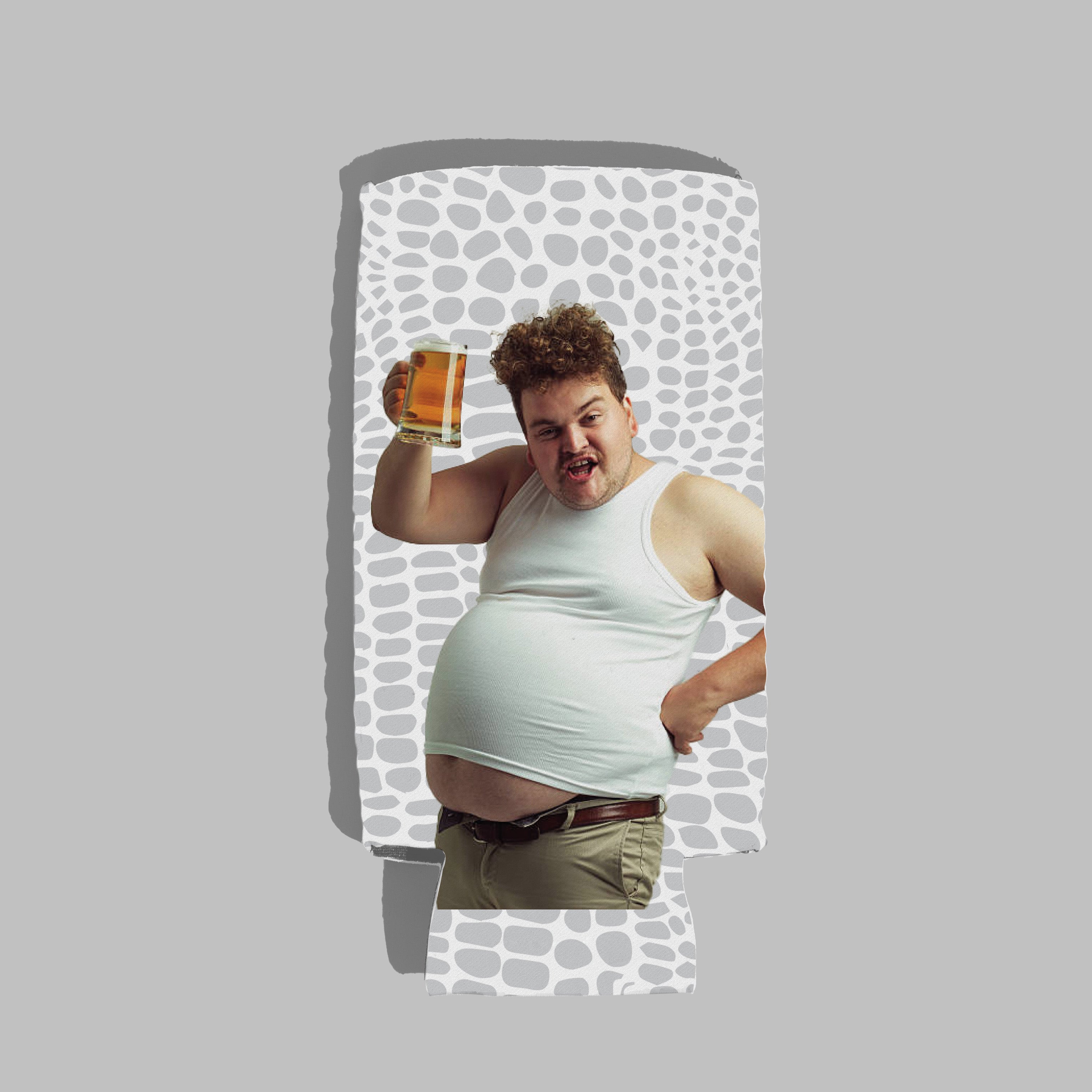CUSTOM Drink Insulator — Gray Gator