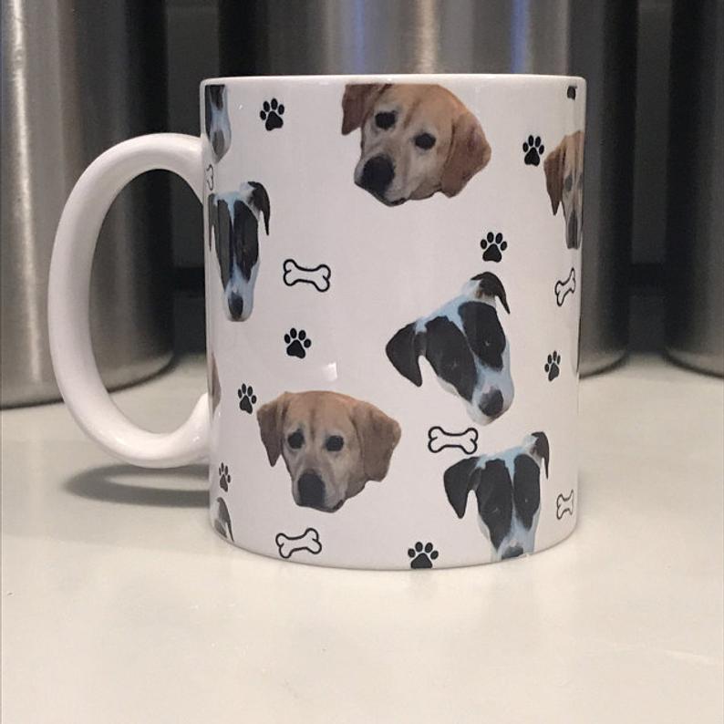 CUSTOM Mug — Pet Paw and Bone