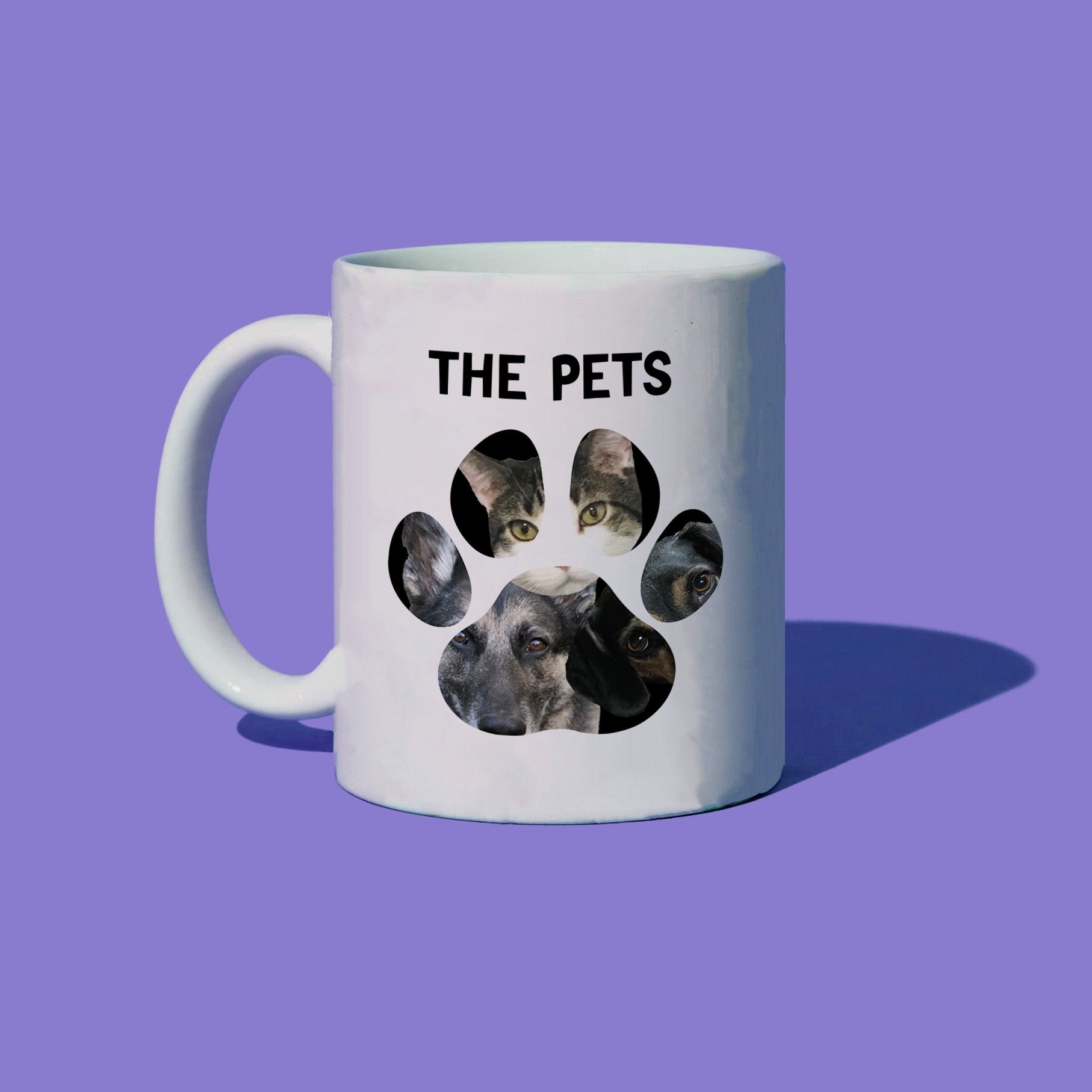 CUSTOM Paw Pet Mug — Single Paw