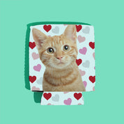 CUSTOM Drink Insulator — Pink Hearted