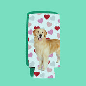 CUSTOM Drink Insulator — Pink Hearted