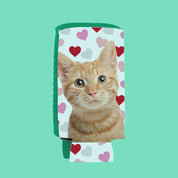 CUSTOM Drink Insulator — Pink Hearted