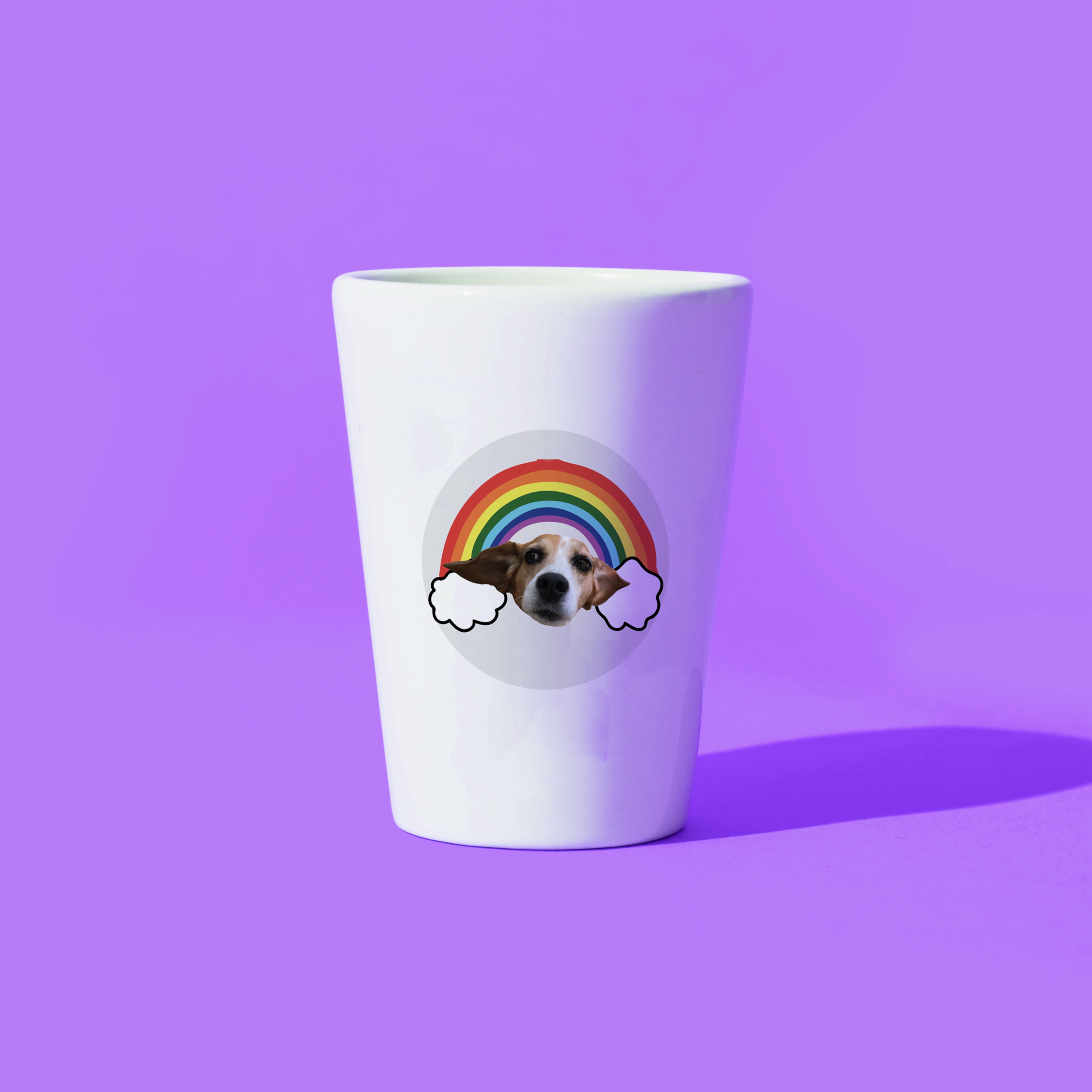 CUSTOM Rainbow Shot Glass