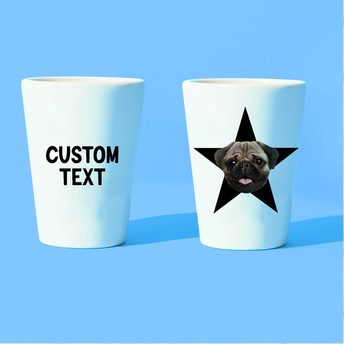 CUSTOM shot glass — star