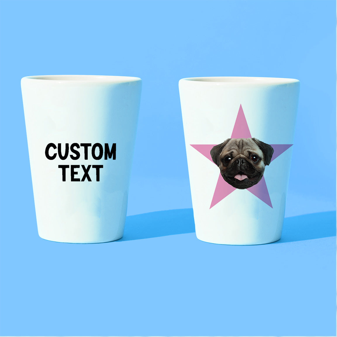 CUSTOM shot glass — star