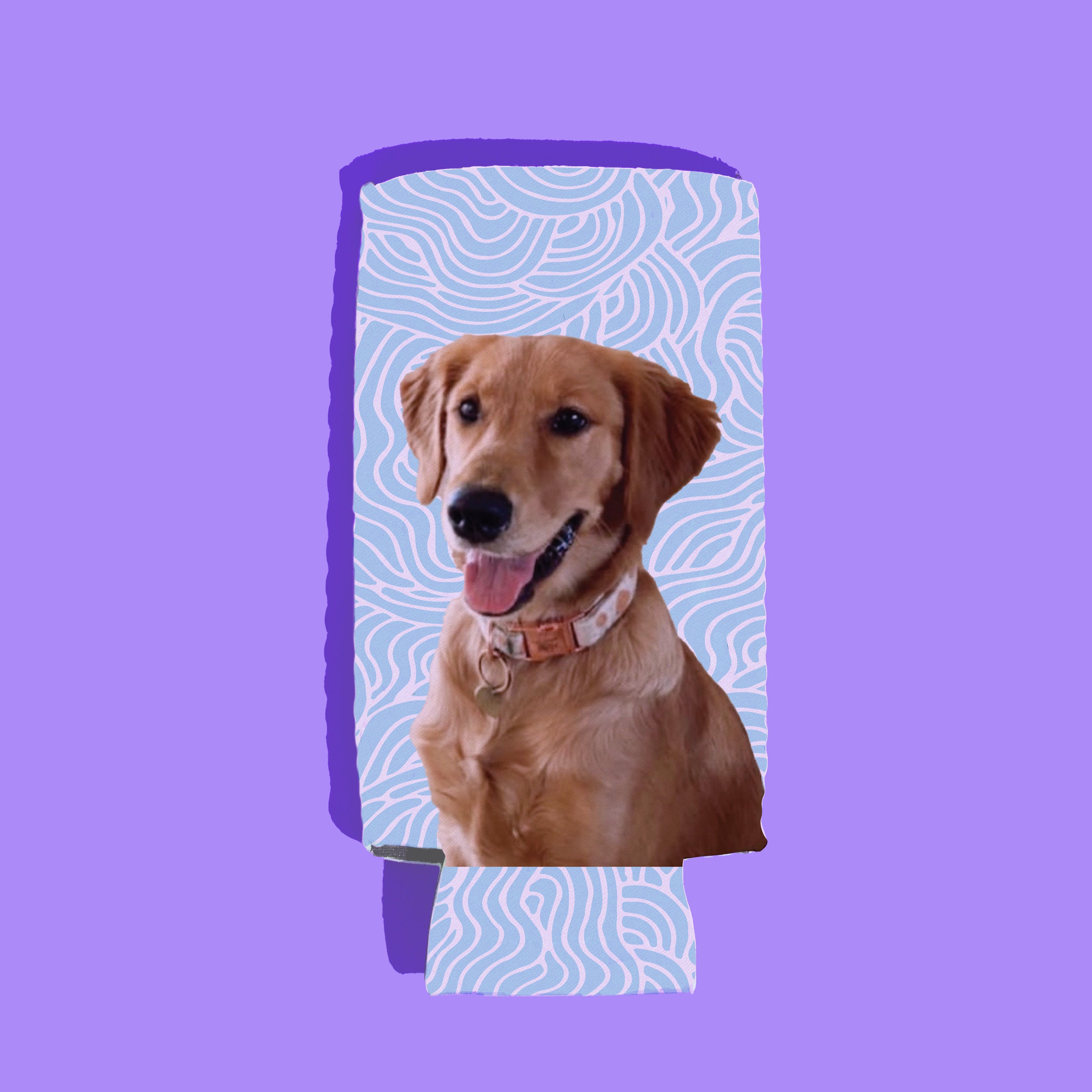 CUSTOM Drink Insulator—Wave