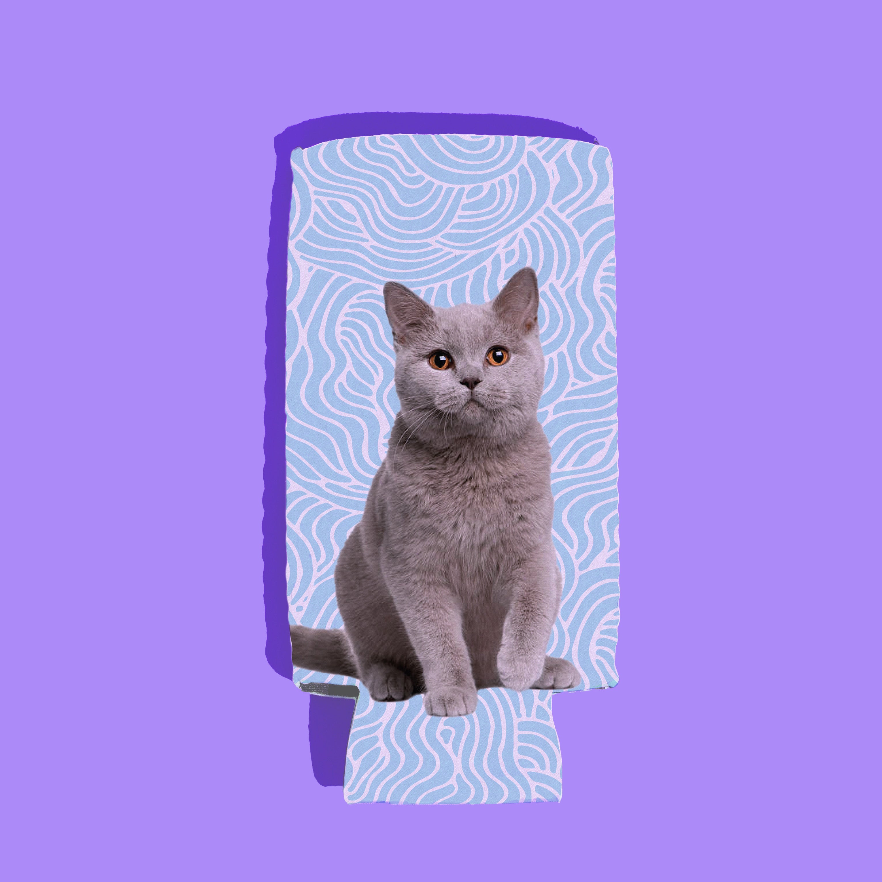 CUSTOM Drink Insulator—Wave