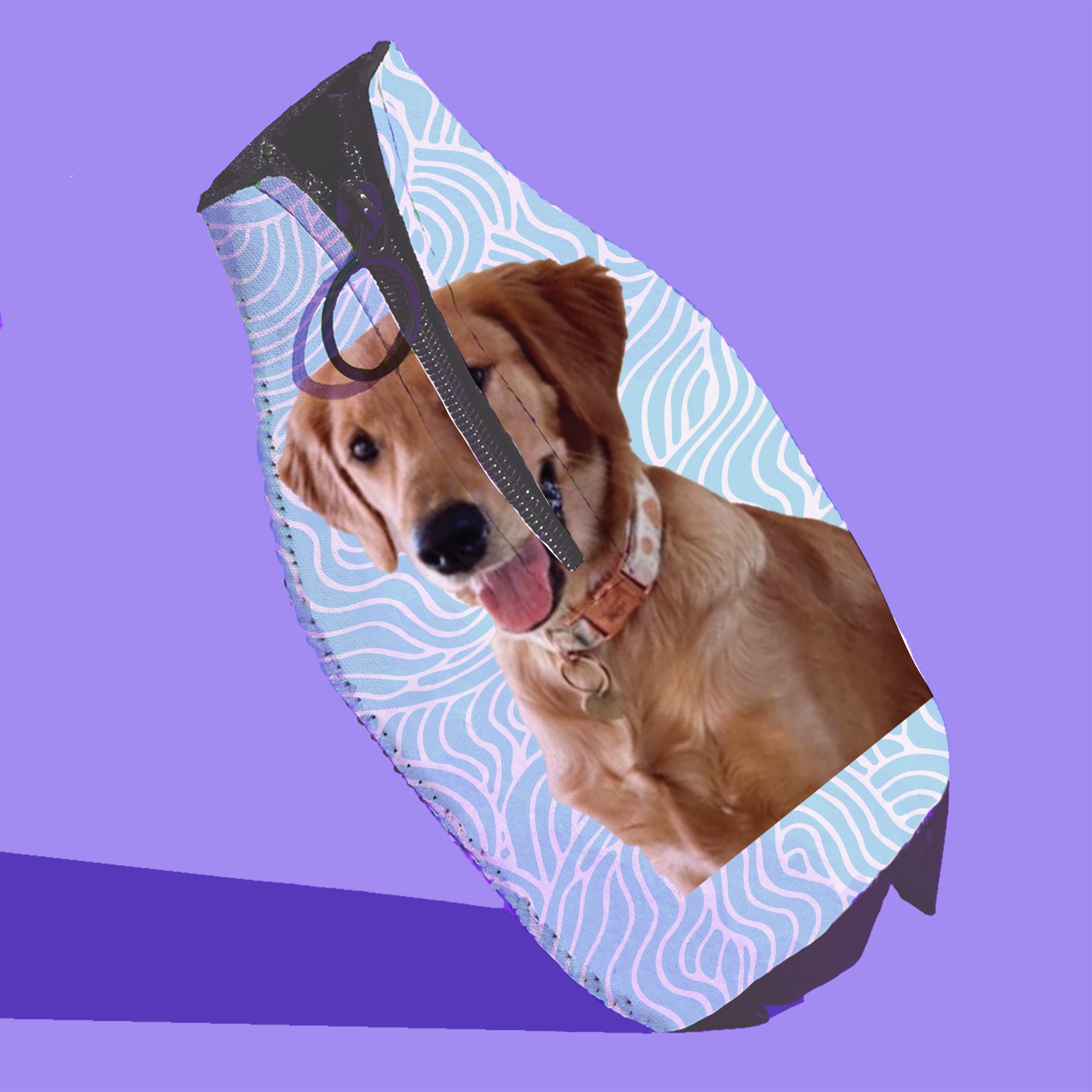 CUSTOM Drink Insulator—Wave