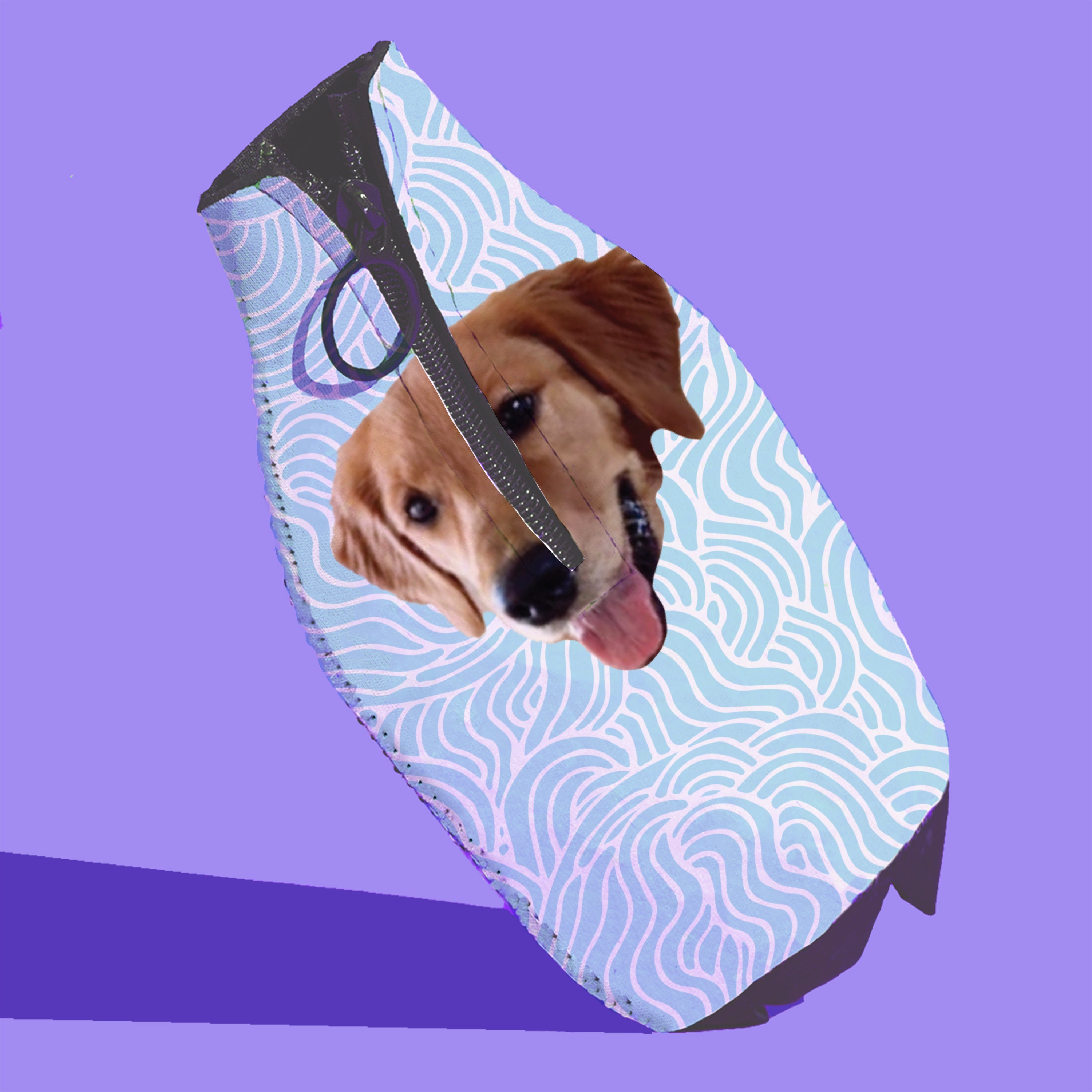 CUSTOM Drink Insulator—Wave