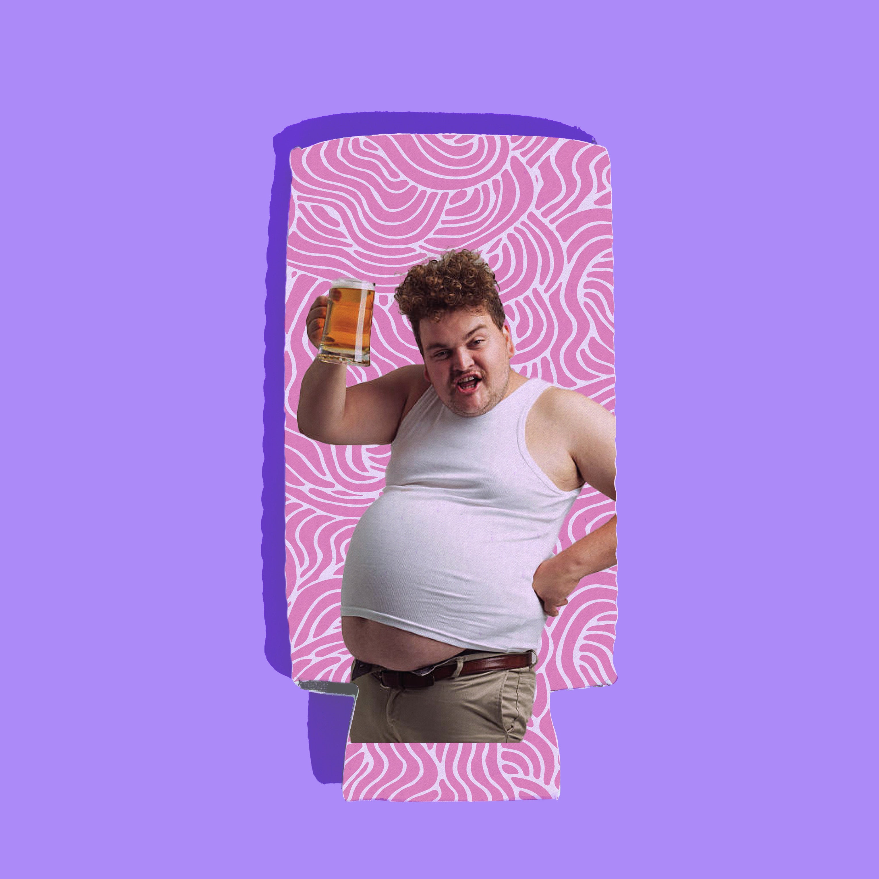 CUSTOM Drink Insulator—Wave